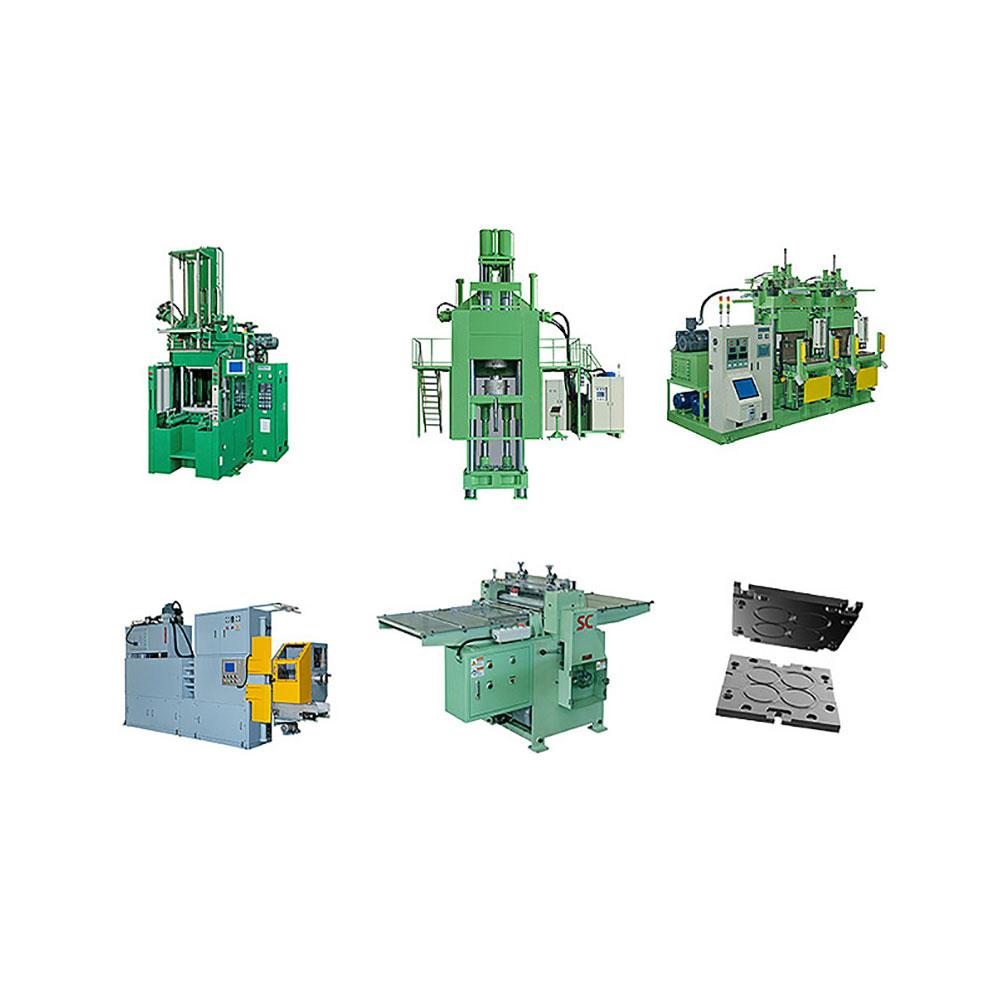 RUBBER COMPRESSION MOLDING MACHINERY