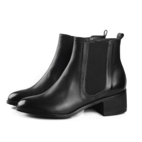 Zipper Chelsea Boots