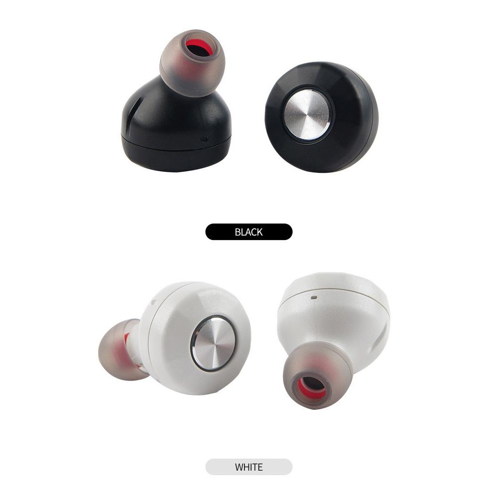 Wireless Bluetooth earphone consisted of “L” and “R”; Charging on separate charging cradle