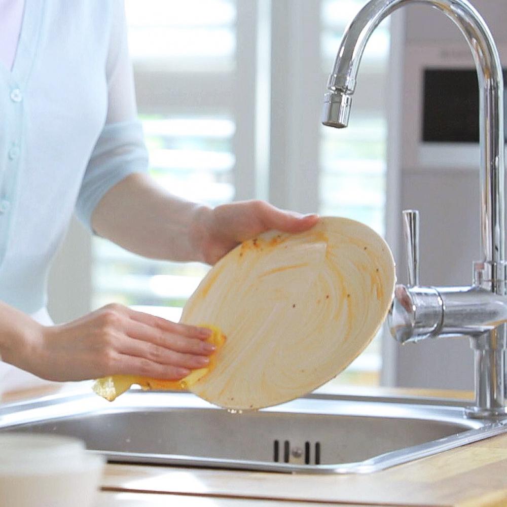 WISEWIPE Disposable dish scrub, Roll scouring pad