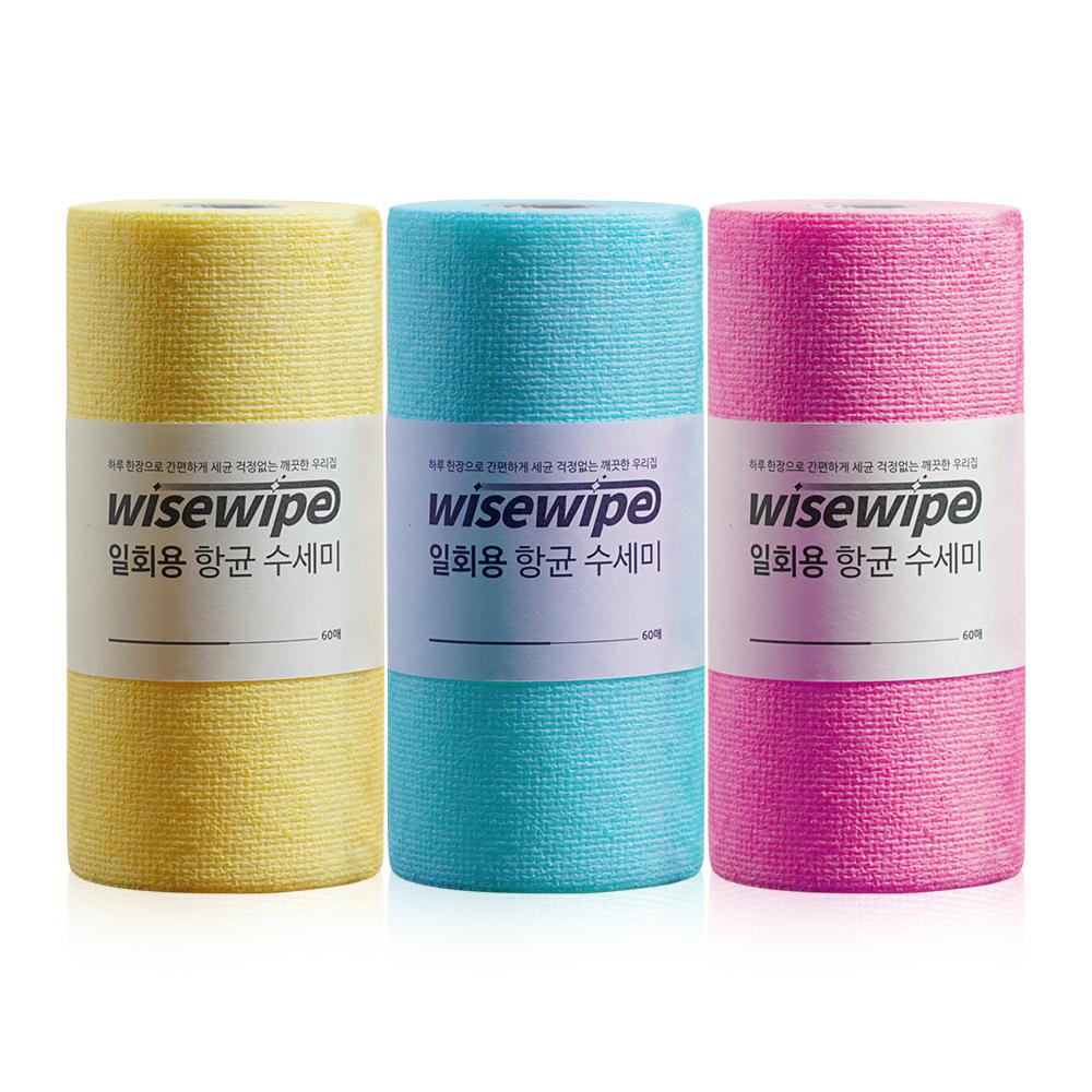WISEWIPE Disposable dish scrub, Roll scouring pad