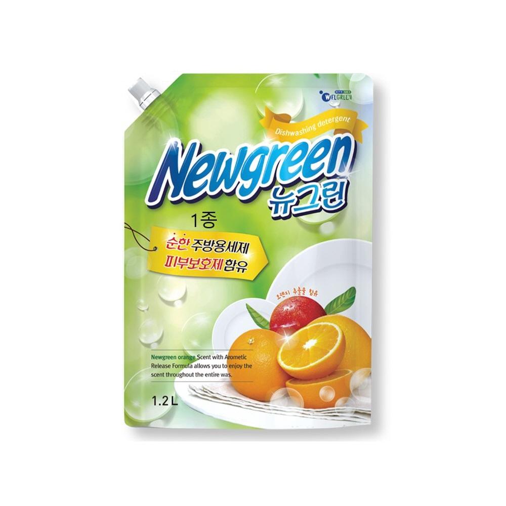 New Green Dishwashing Liquid