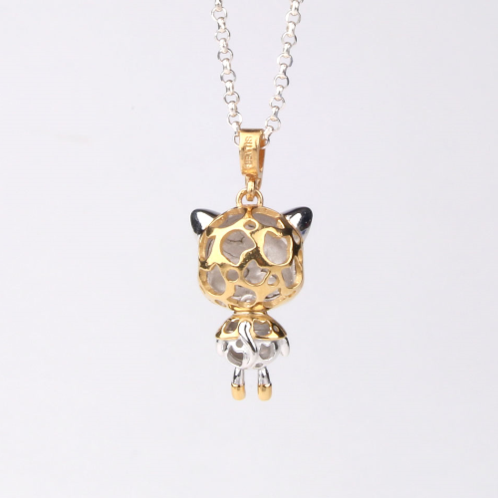 Raincoat Cat pendant