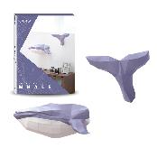 INTERIOR CRAFT Whale Swimming In The Sky Paper Kit 12