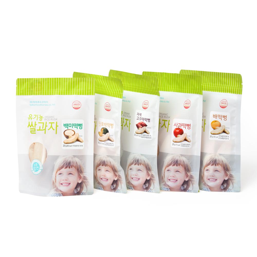 BEBEFOOD  ORGANIC RICE RUSK 5 TYPES