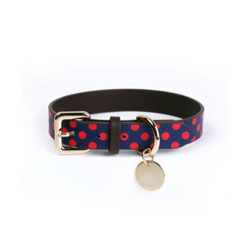 DOGLE Advanced  Handmade Dog Fashion Collar 15 types (with name tag) made in Korea