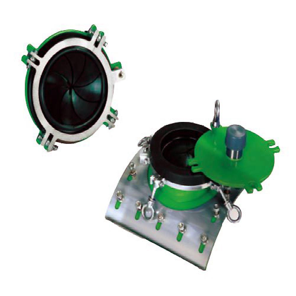 [System Duct] Pipe and Fitting Parts CPT, ETFE Type Flange, Welding, Damper, Reducer, screw conveyor