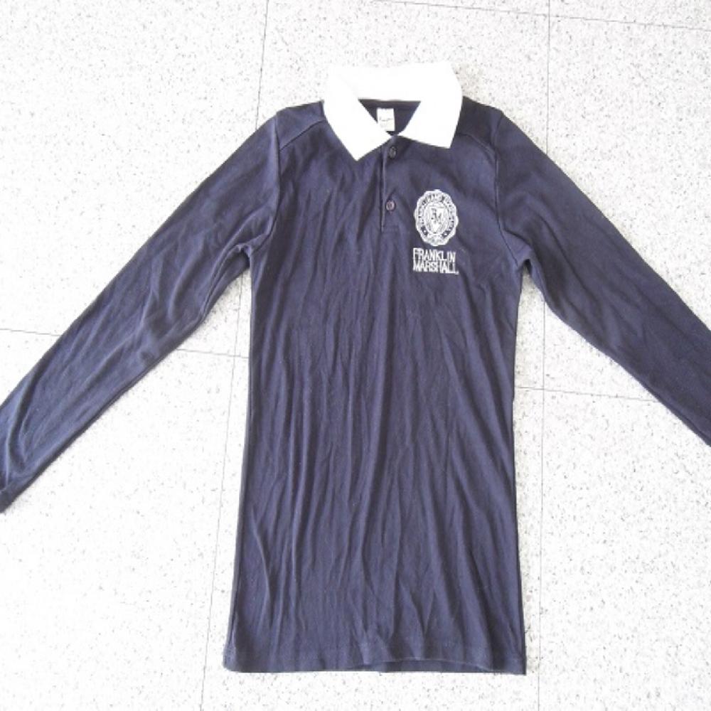 Men's Long Sleeve 3-Button Polo T-Shirts, Used Clothing