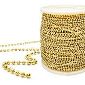 Brass Ball Chain is primarily manufactured from three base metals: brass, steel and stainless steel