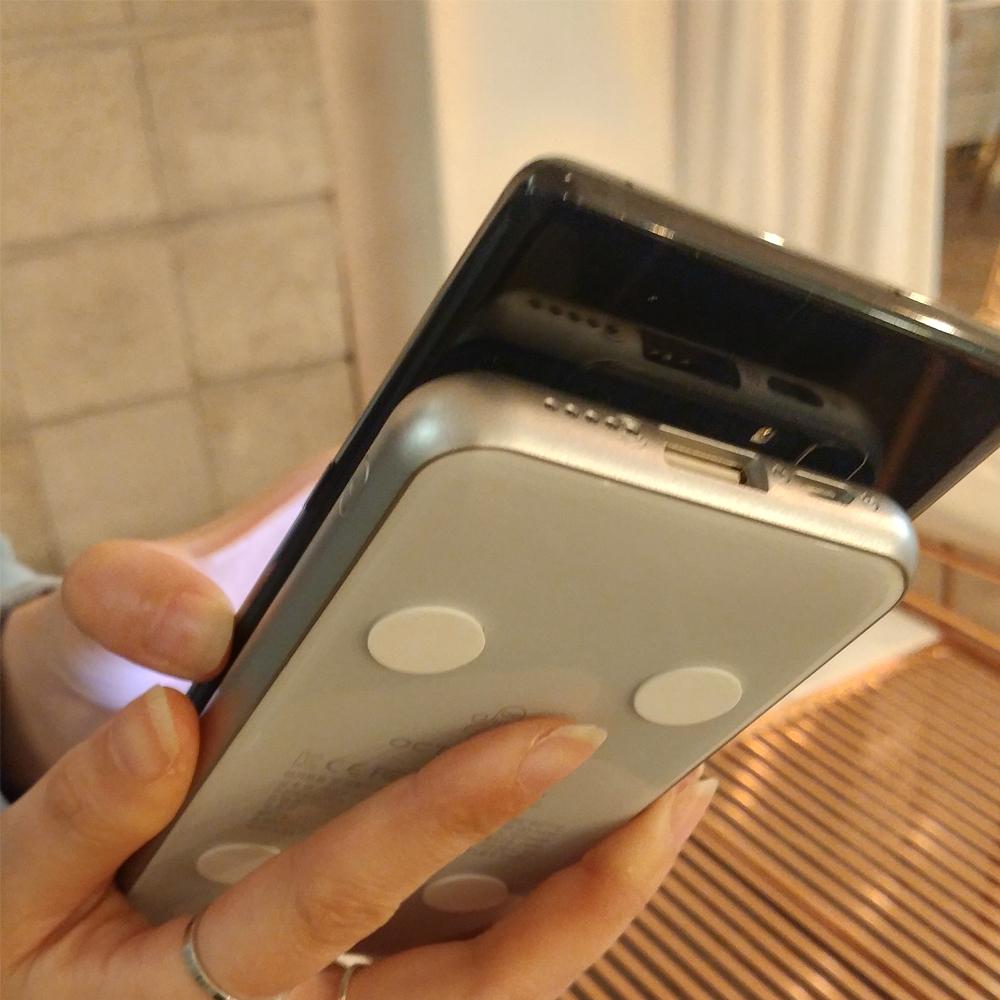 Octocell 5000mAh Wireless Dual USB Quick Charge Power Bank / Silver Color