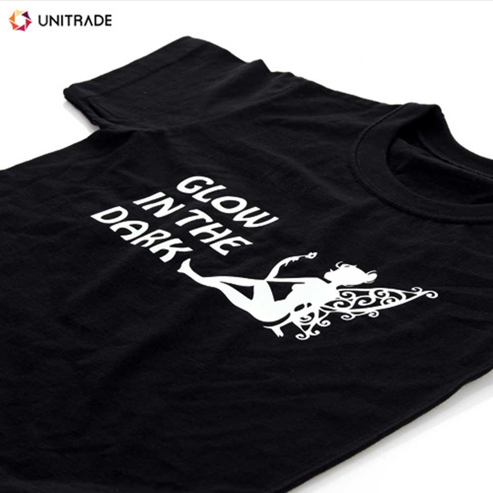 Glow in the dark heat transfer vinyl roll for textiles