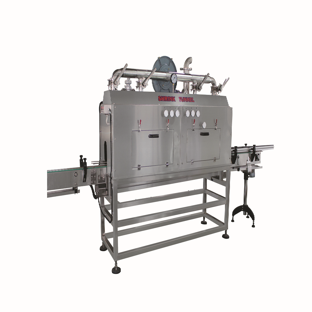 Shrink Sleeve Labeling Machine,Tear Tab Cap Sealing Machine, Shrink Steam & Heat Tunnel