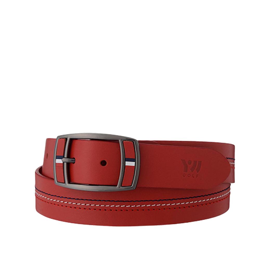 YEUNWOO Natural cowhide Color Stitch Golf BELT