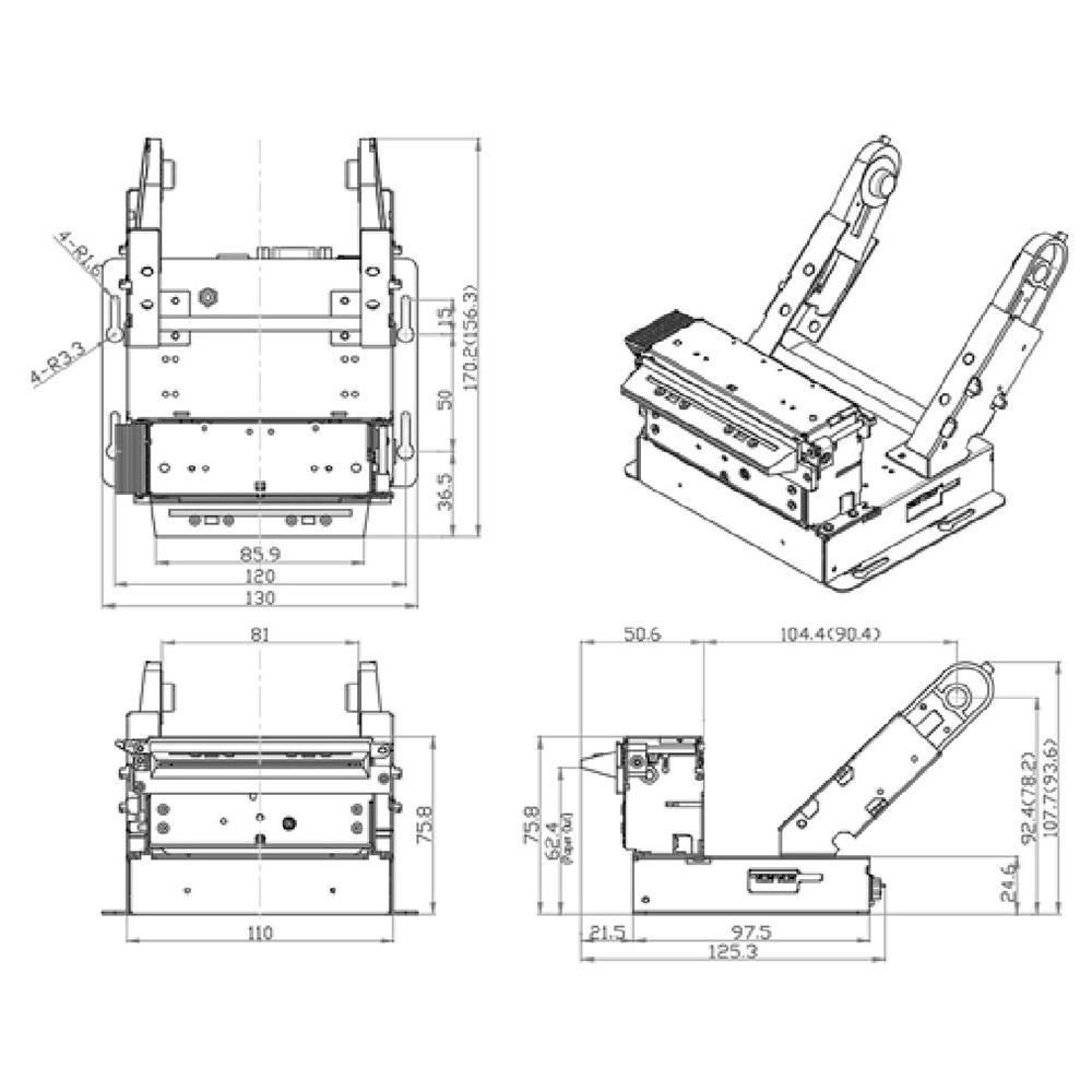 Kiosk printer Moudle