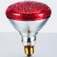 detail image2 JK HEAT PLUS 250W R40 Ruby Infrared Heat Bulb Hard Glass 10pcs 110-120V