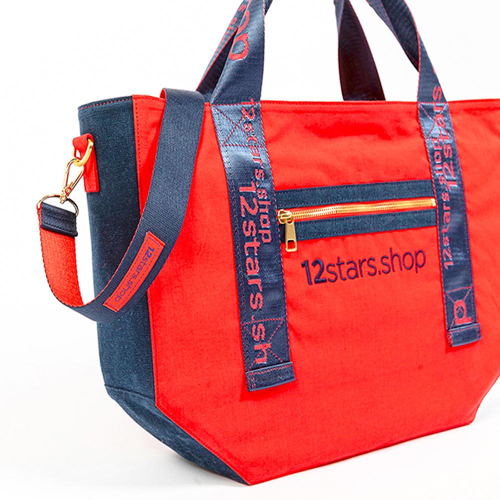 RedLogoHandle Canvas Bag