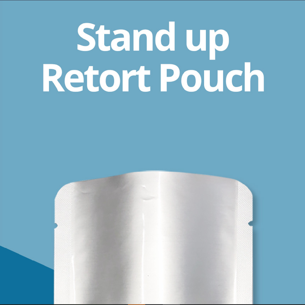 Stand up Retort Pouch no.4 made of Aluminum, Glass, Metal for food storage BPA Free by hpm global