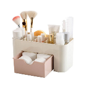 NUEL Jewelry Necklace Nail Polish Earring Holder Home Plastic Makeup Box