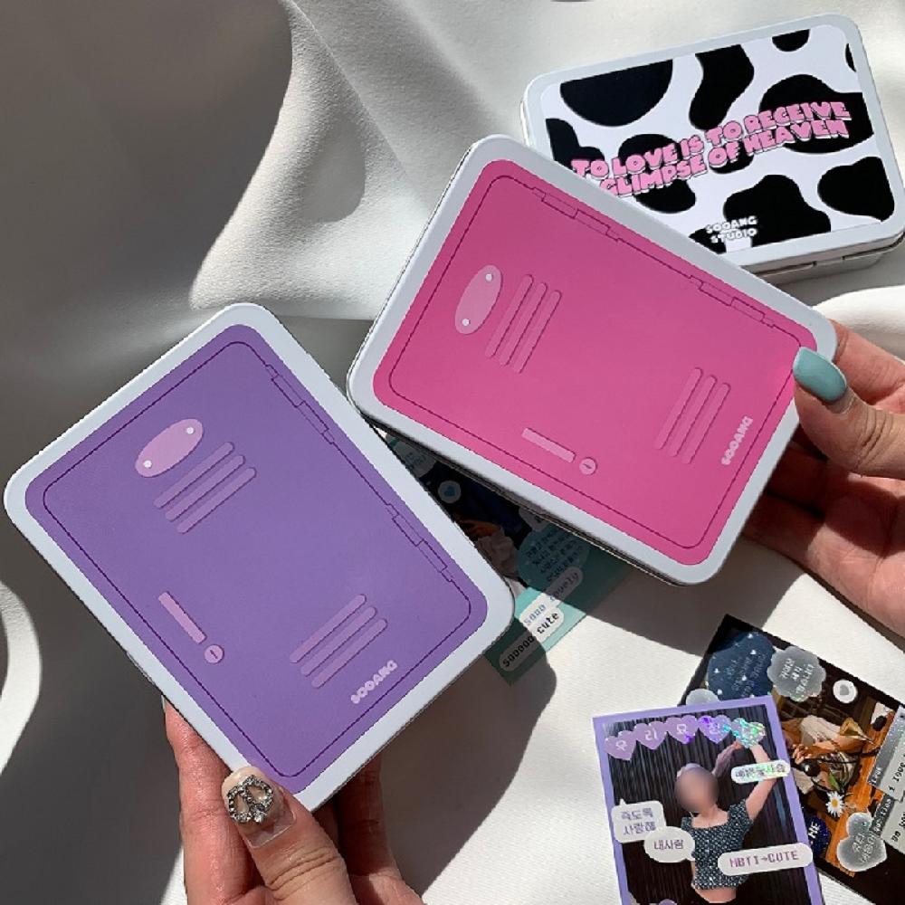 mini tin casebox·CUTE tin case·Mini locker·Photocard Storage