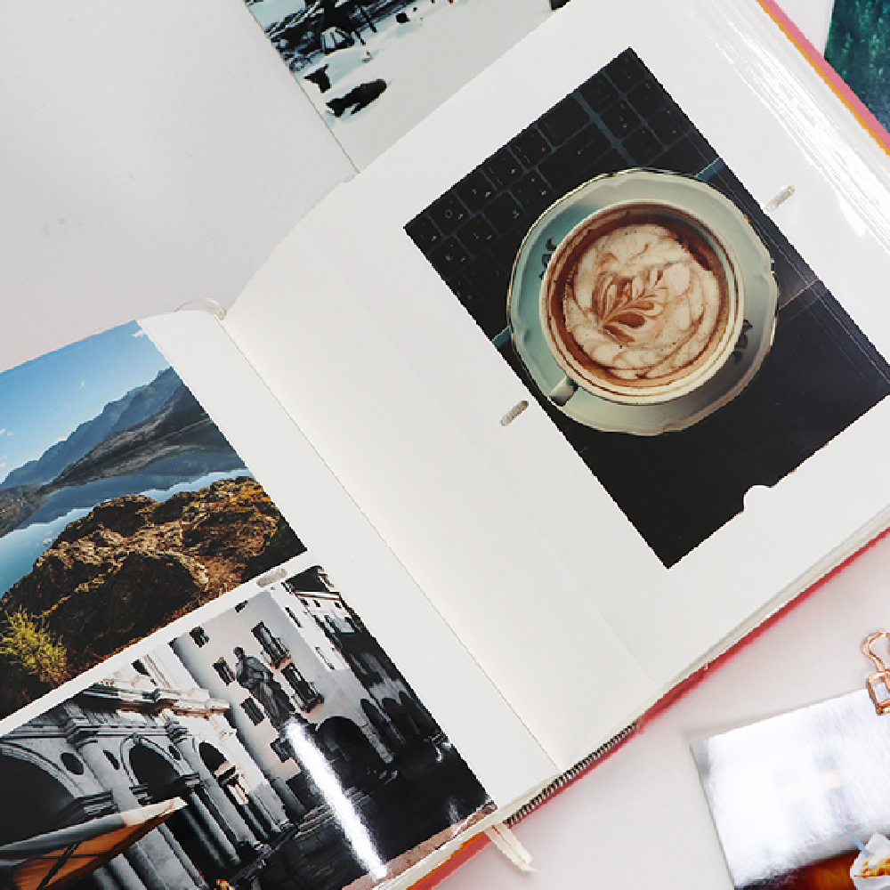 Fabric Frame Cover Photo Album 2UP, 4x6 200