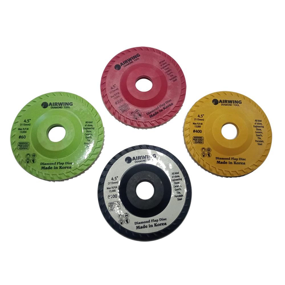 AIRWING Diamond Flap Disc Polishing Wheel Grinding Brush Gap Polisher Grinder