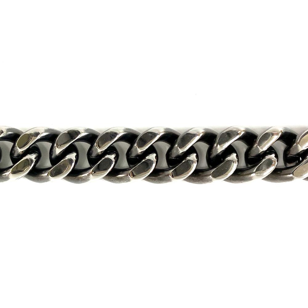 2 Tone Stainless Steel Curb Chain 1140SF Men's Jewelry Necklaces & Pendants