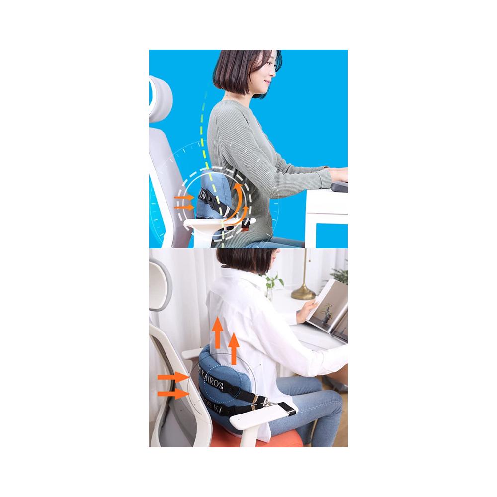 Lumbar Support Pillow,Memory Foam Back Support for Office Chair,Computer Chair, Neck & Back Pain Rel