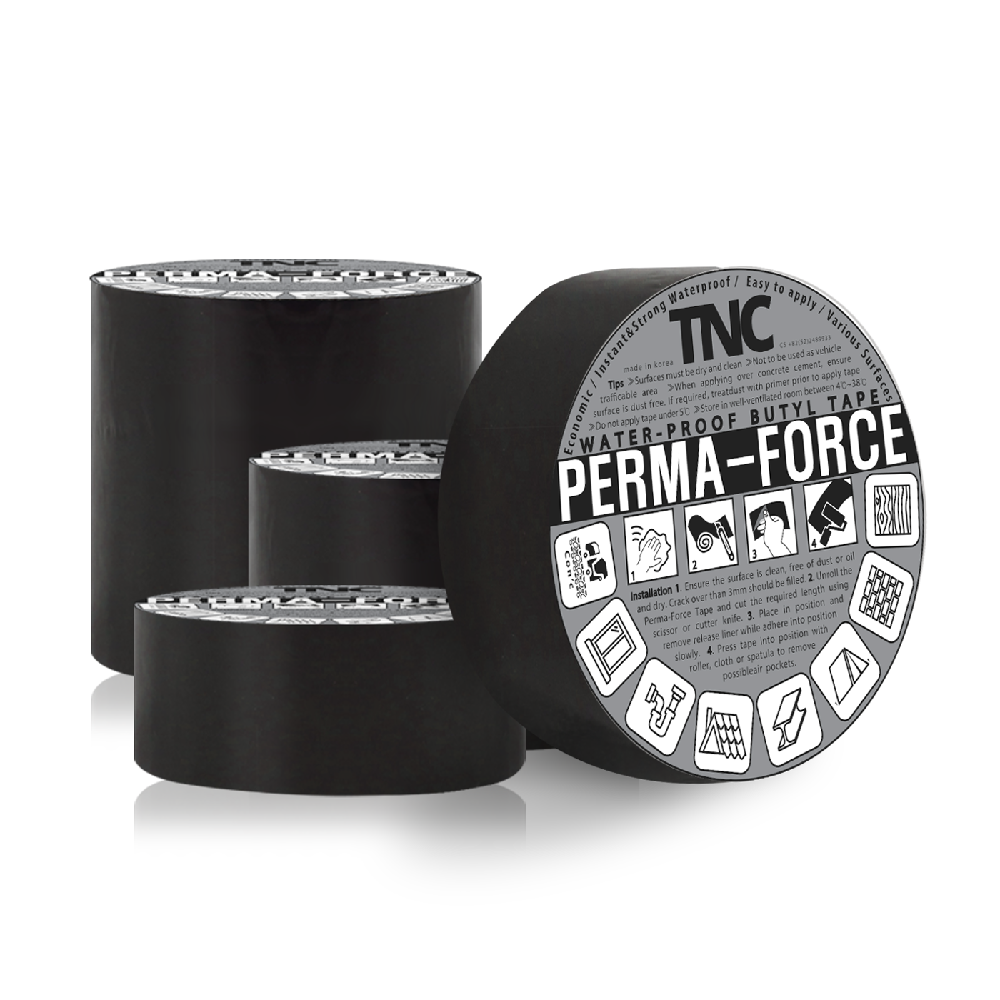 Butyl waterproof tape 5 cm -black