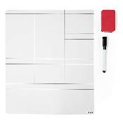NEATS Reminder Magnetic Dry Erase Whiteboard for Refrigerator Memo Board B Type-Plain