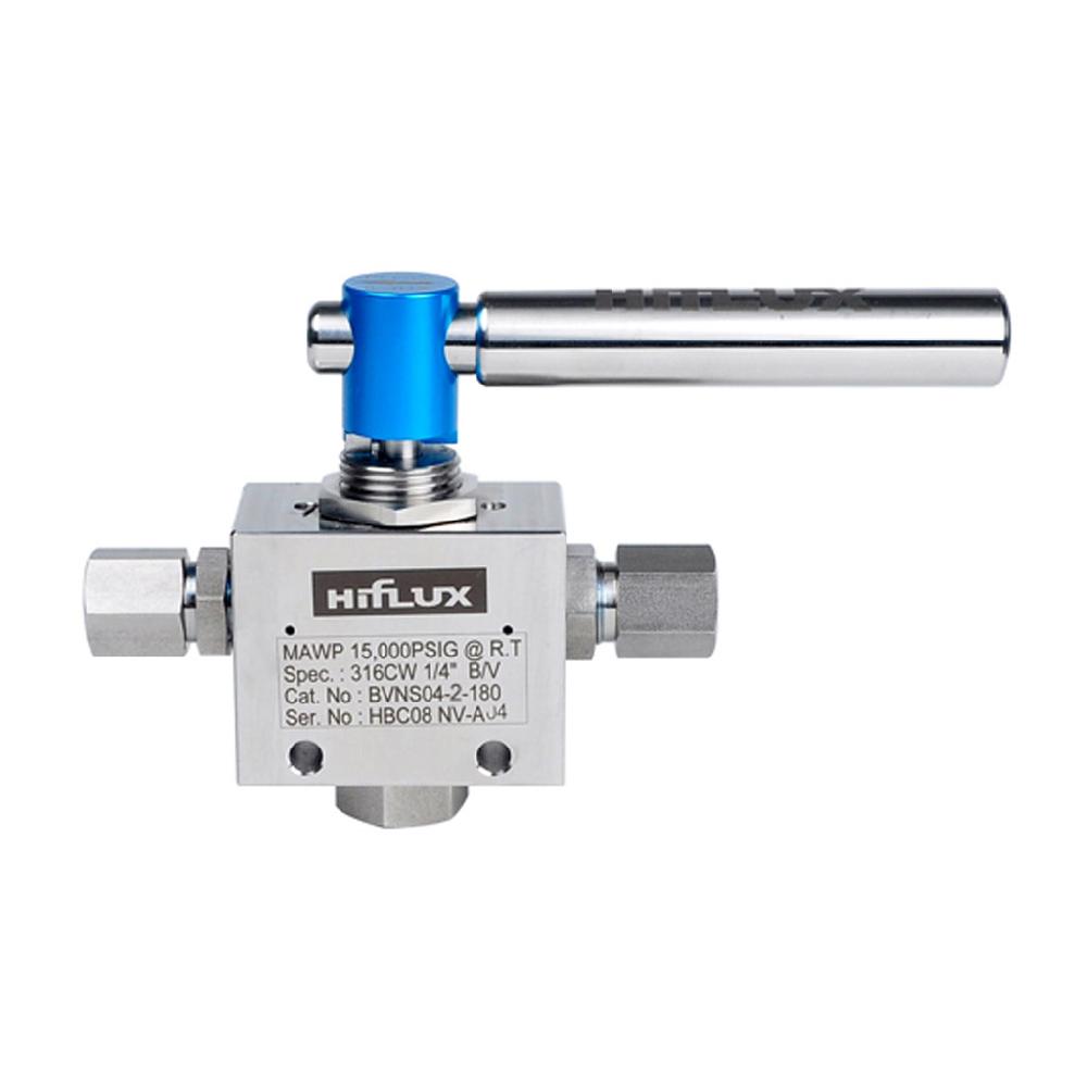 High Pressure 2-Way Ball Valve - 20,000 psi