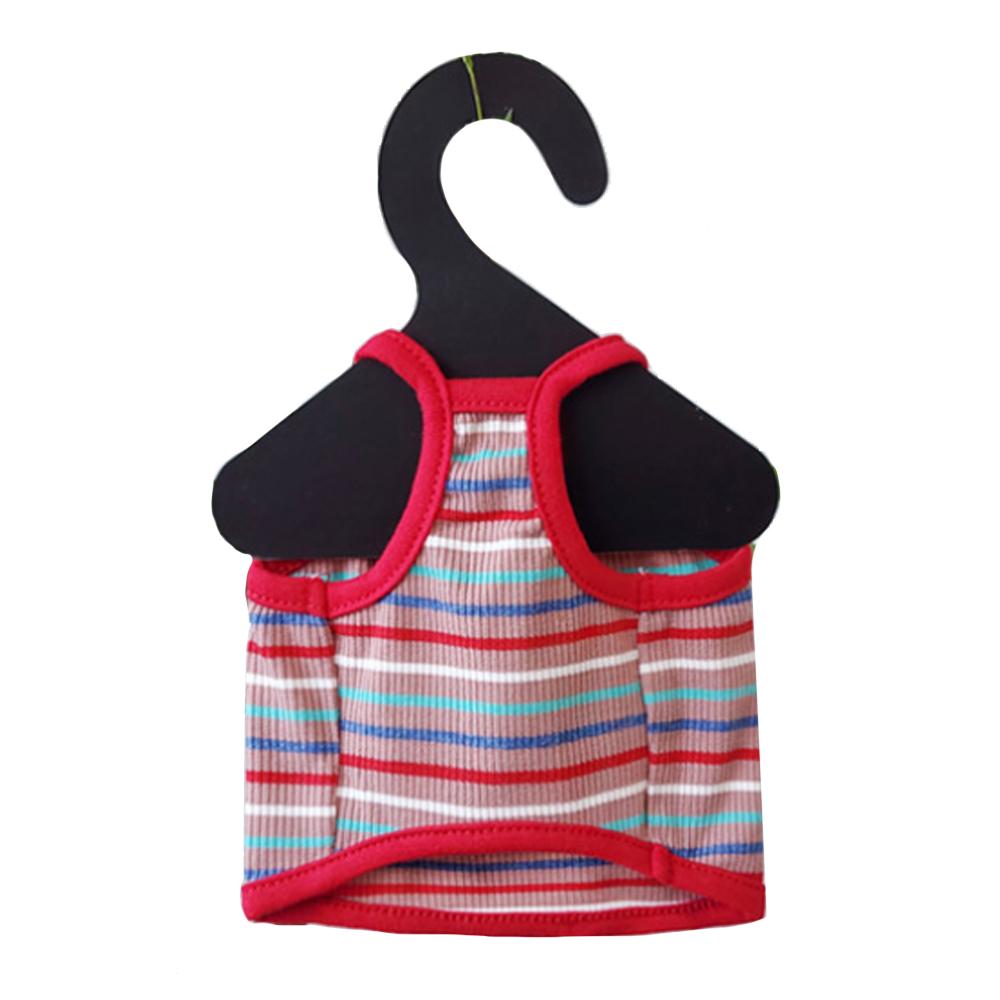 Rainbow Stripe Crop Sleeveless (Red/XL)