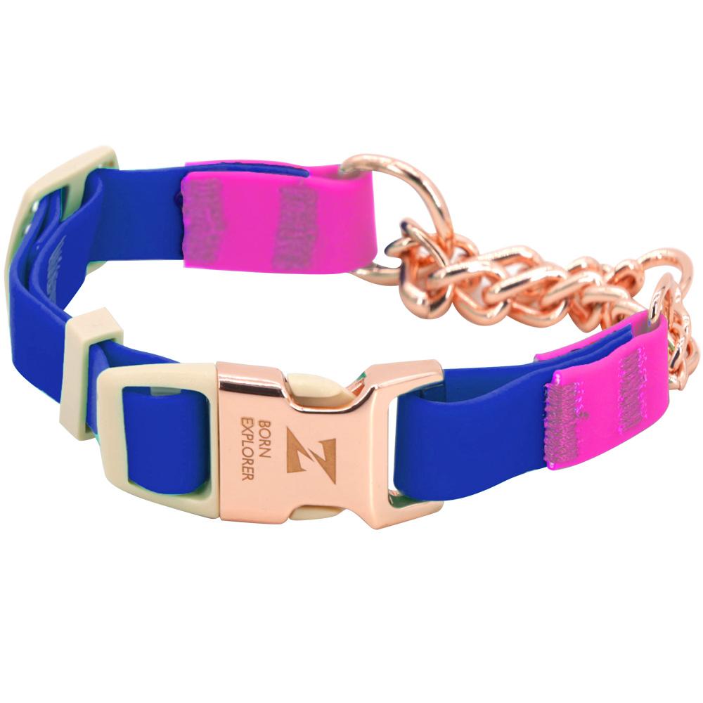 Colorblock Martingale Collar For Dog Training