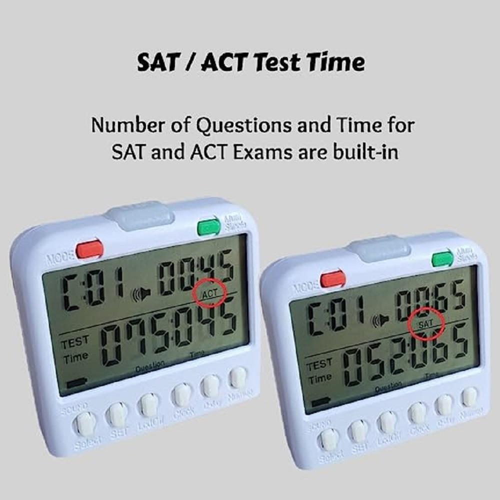 Esotan SAT Sihoem ACT SAT Exam Timer Time Countdown 100g SAT, ACT, TOEFL Exam Preparation Timer Coun