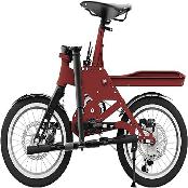 Bokyong POP-Cycle(G) / RED - Folding, Safety, Folding Handle, Adjustment Saddle, Sliding Body, Foldi