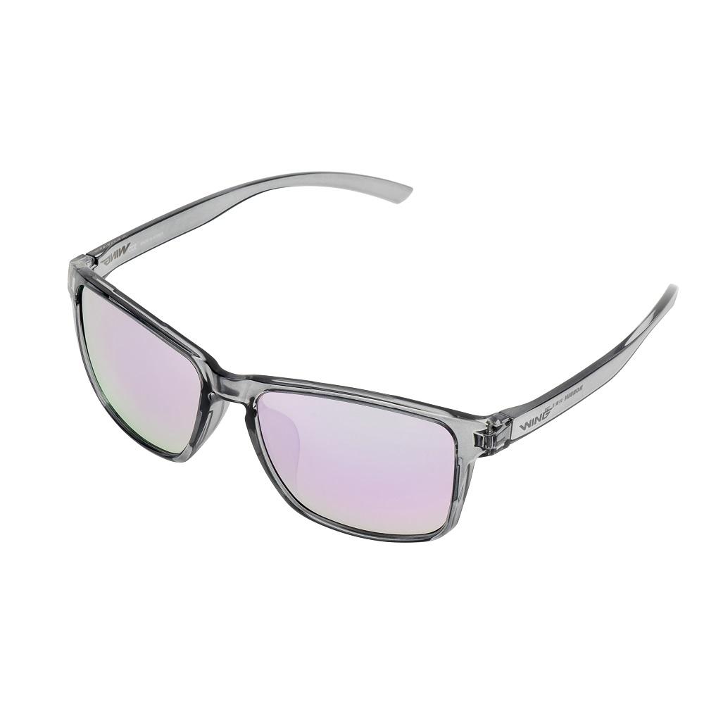 [WING] ROBBIN, Mirror and Polarized Light Lens Sports Sunglasses
