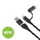 full image COOLEAN 4 in 1 Multi Fast Charging Cable 65W