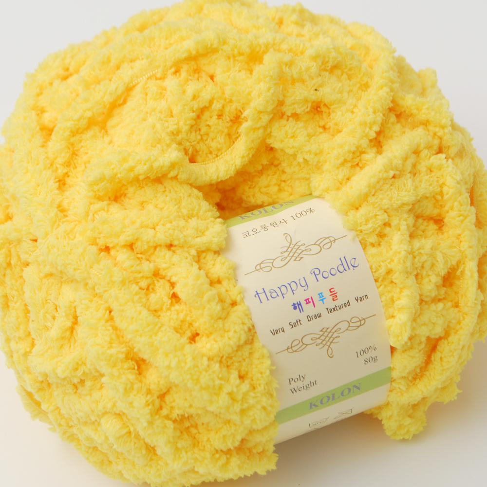 [Misoknit] Happy Poodle, Soft and Luxurious Knitting Yarn Set, Various Color, Easy Care Knit Yarn