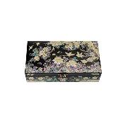 Mother of Pearl Jewelry Box 22plum