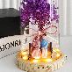 detail image5 LED Fog Couple Glass Dome Mood Lamp Lovely Figure Fog Flower