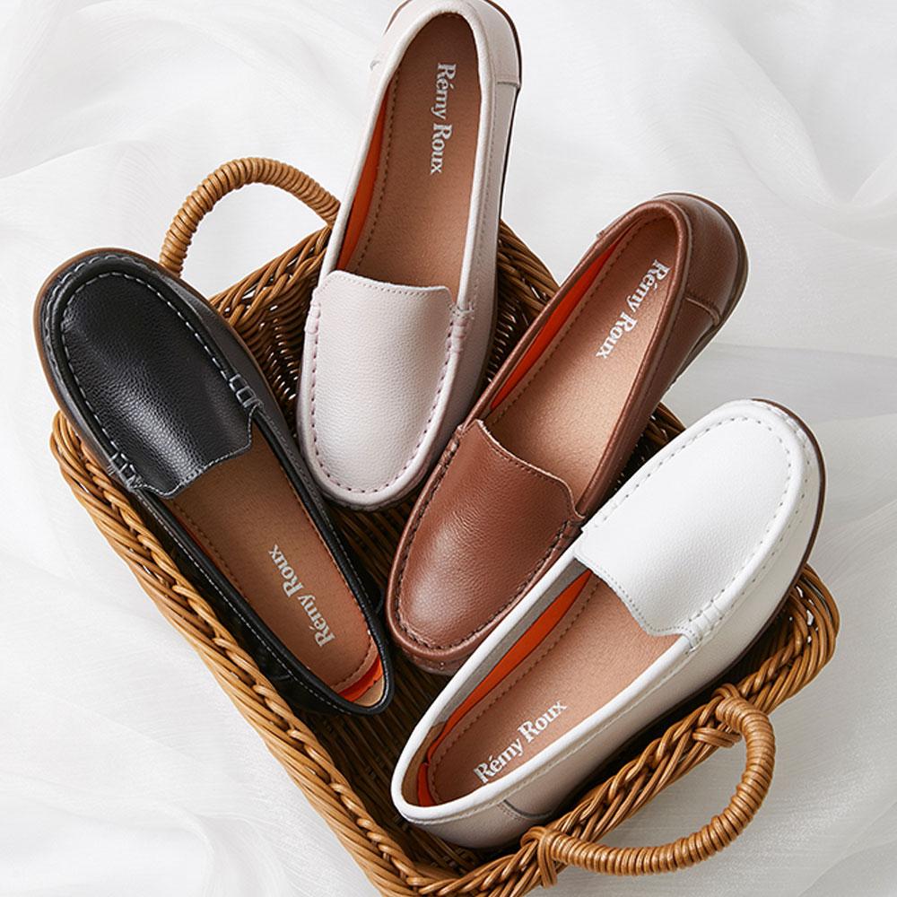 Cushioned Basic Daily Women Comfort Loafers / Black, 235