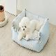 detail image2 MOONGMING Bumper Cushion for Pets, Cotton Linen, Safety Test Completed, Comfortable Cushion for Dogs
