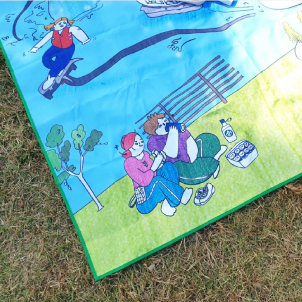 Hangang Park Water Leisure Story Picnic Mat