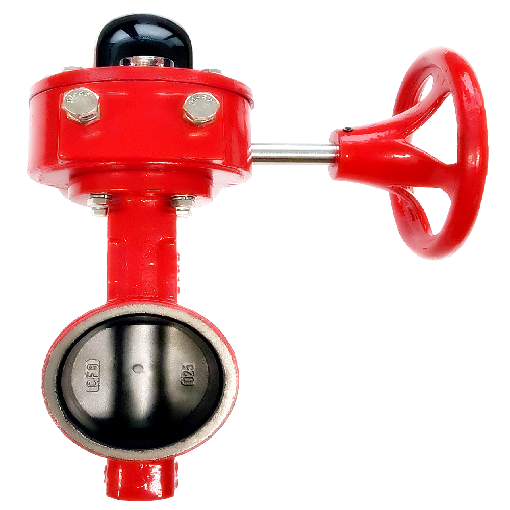 Fire-fighting butterfly valve(Groove)