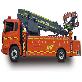full image Jinwoo SMC Firefighting aerial ladder vehicle Telescopic boom type(32M)
