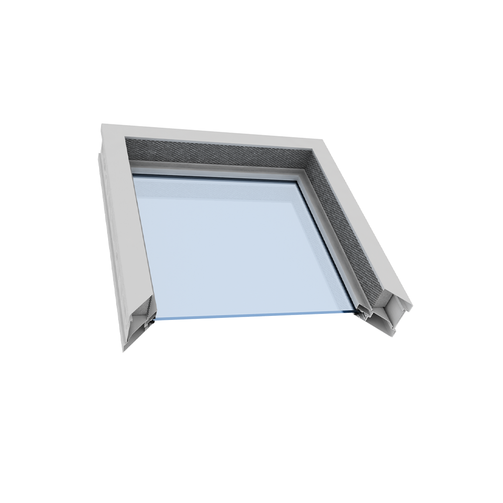 Transparent absorbed soundproof panel