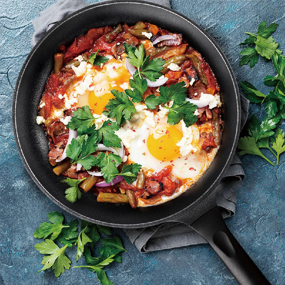 COTE SILVER - Nonstick Coating Frying Pan, Stainless Steel Wok Pan PFOA Free (10 Inch)