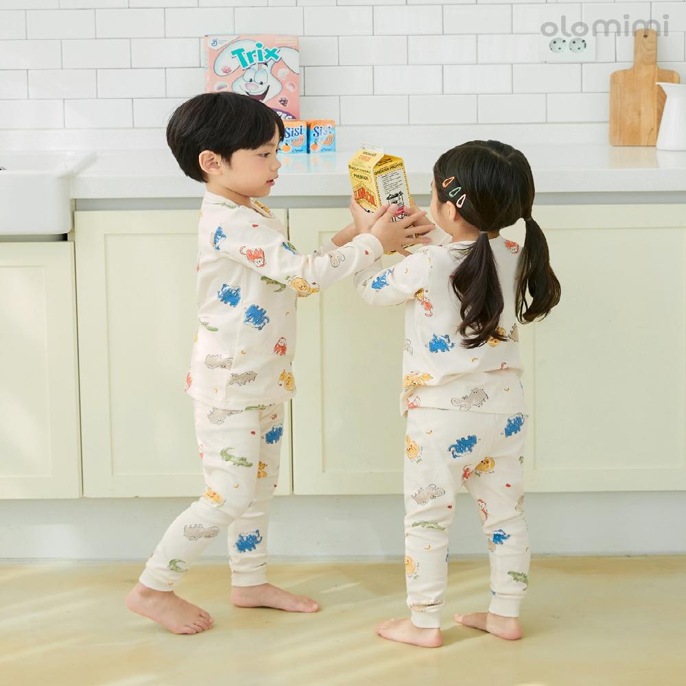 kids wear 30S 3/4 length modal <Jungle King>