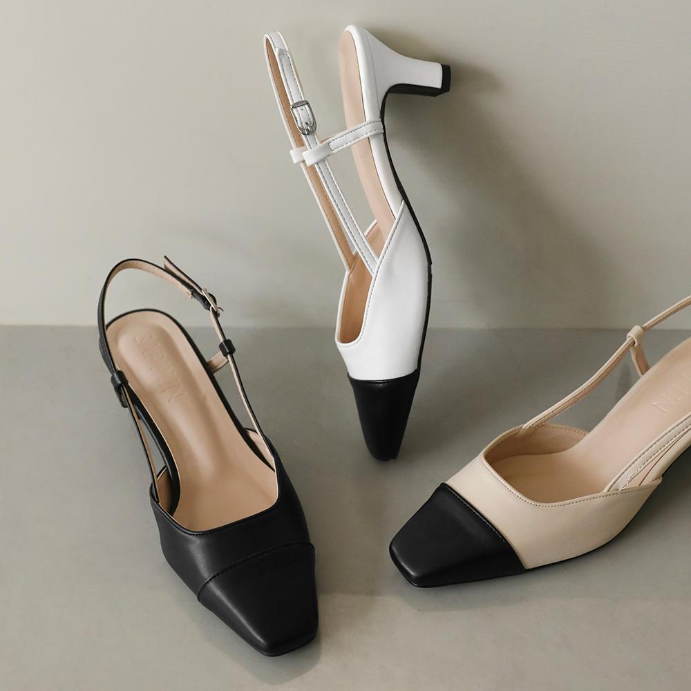 Irove two tone Slingback heel (5cm)