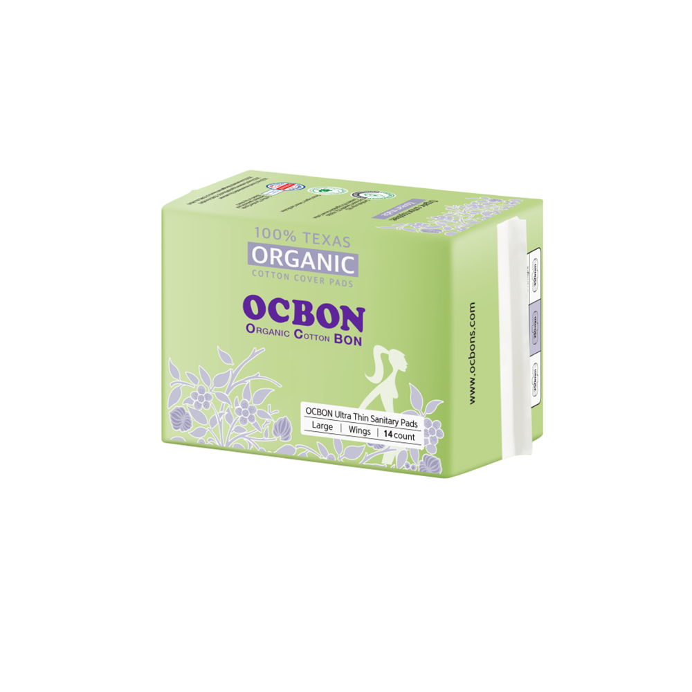 OCBON Ultra-Thin Organic Cotton Sanitary Pad