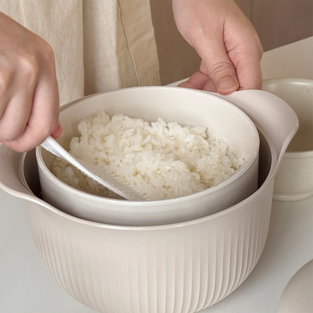 Fluidic Low-Sugar Rice Cooker